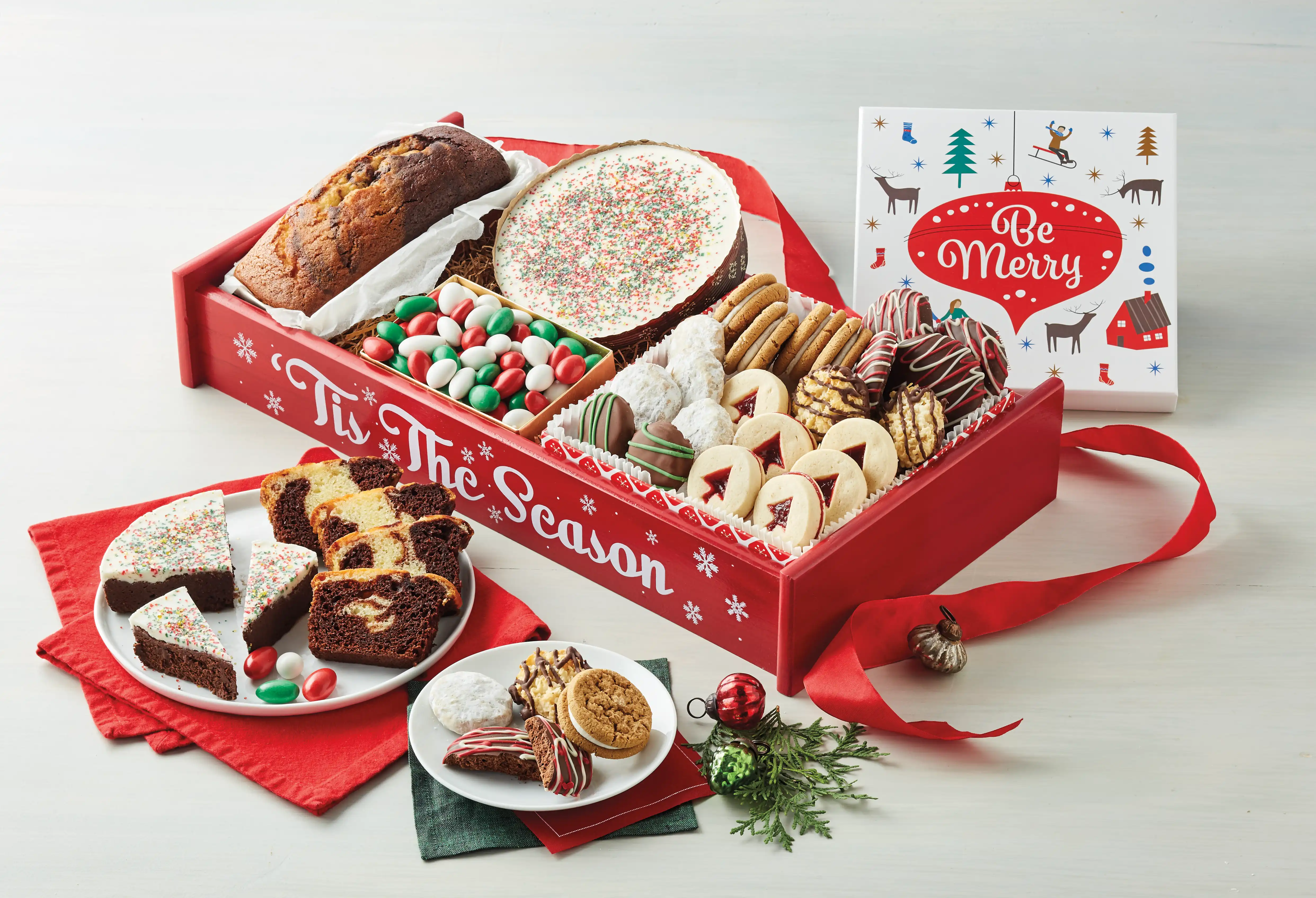 Wolferman's "Be Merry" Gift Tin